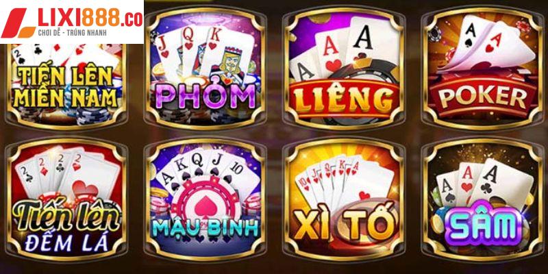 Các thể loại game cá cược đổi thưởng miễn phí tại Lixi88