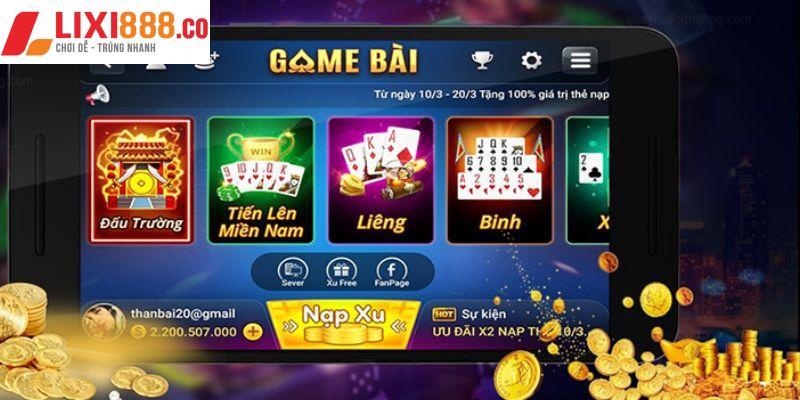 Một số sân chơi có game slot đổi thưởng nạp sms