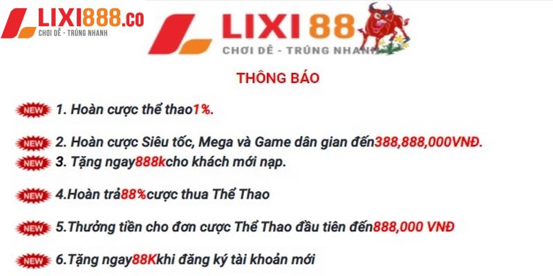 Cách tham gia nhận thưởng và khuyến mãi tại Lixi88