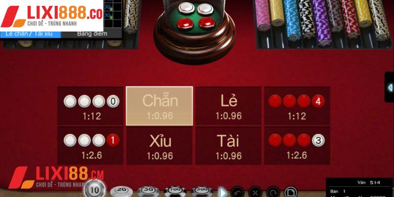 Tiết lộ cách soi cầu Lixi88 chẵn lẻ bằng bảng vị xóc đĩa