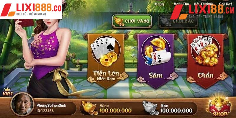 Trò chơi nổi bật trong game bài dân gian