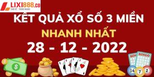 Nắm Bắt Kết Quả Xổ Số 3 Miền 28/12 Chuẩn Xác Cùng Lixi88
