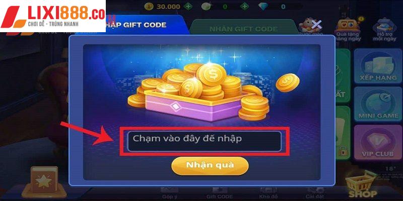 Hướng dẫn sử dụng Giftcode xì tố trên Zingplay đơn giản