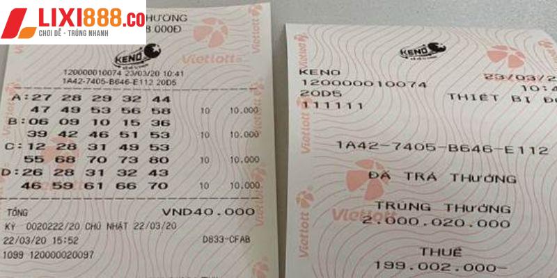 Tham gia keno 10 theo khả năng tài chính của bản thân