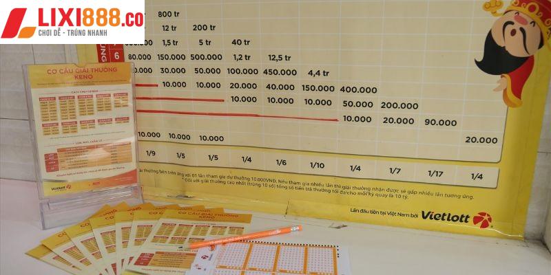 Điều kiện nhận thưởng khi trúng giải keno