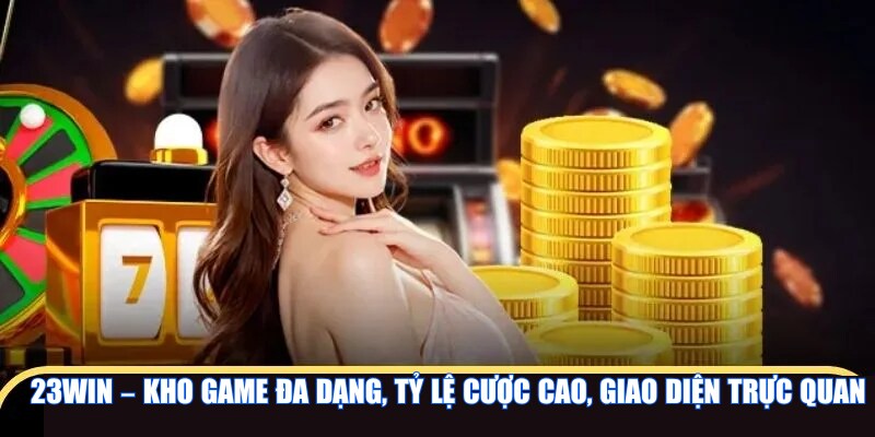 23Win – Kho game đa dạng, tỷ lệ cược cao, giao diện trực quan